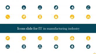 IT In Manufacturing Industry Powerpoint Presentation Slides