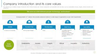 IT Services Company Profile Powerpoint Presentation Slides