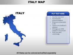 Italy country powerpoint maps