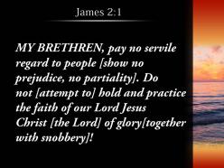 James 2 1 lord jesus christ must powerpoint church sermon