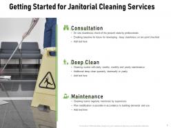 Janitorial Cleaning Services Proposal Powerpoint Presentation Slides