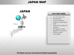 Japan country powerpoint maps