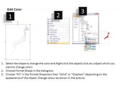 Japan country powerpoint maps