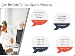 Job Quote Proposal Powerpoint Presentation Slides