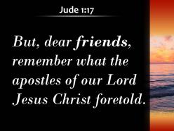 Jude 1 17 our lord jesus christ foretold powerpoint church sermon