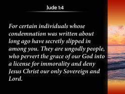 Jude 1 4 jesus christ our only sovereign powerpoint church sermon