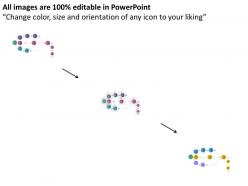 Ka 11 staged pert simple flow chart flat powerpoint design