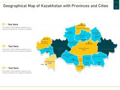 Kazakhstan map geographical locations regions currency notes