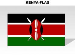 Kenya country powerpoint flags