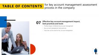 Key Account Management Assessment Process In The Company Powerpoint Presentation Slides