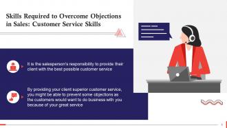 Key Skills For Handling Sales Objections Training Ppt Aesthatic Engaging