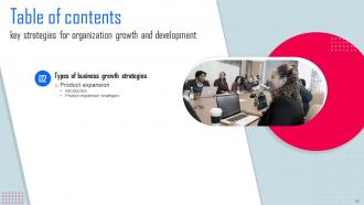 Key Strategies For Organization Growth And Development Powerpoint Presentation Slides Strategy CD V Adaptable Visual