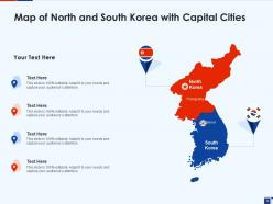 Korea map geographical location political map states information