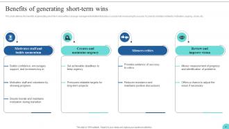 Kotters 8 Step Model Guide For Leading Change CM CD Colorful Interactive