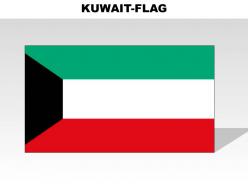 Kuwait country powerpoint flags