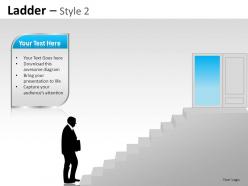 Ladder style 2 powerpoint presentation slides