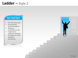 Ladder style 2 powerpoint presentation slides