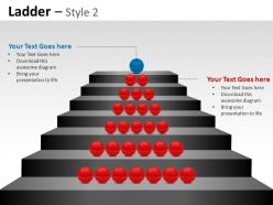 Ladder style 2 powerpoint presentation slides