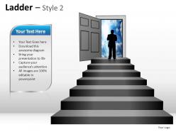 Ladder style 2 powerpoint presentation slides