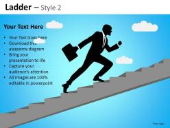 Ladder style 2 powerpoint presentation slides