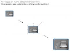 Laptop with world map for about us powerpoint slides