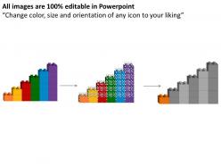 Lego blocks process 6 stages style 1 powerpoint slides and ppt templates 0412