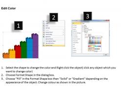 Lego blocks process 6 stages style 1 powerpoint slides and ppt templates 0412