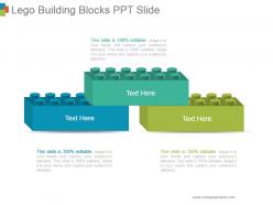 Lego building blocks ppt slide