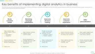 Leveraging Digital Analytics To Develop Data Insights And Optimize Business Operations Data Analytics CD Interactive Impressive