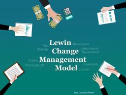 Lewin Change Management Model Powerpoint Presentation Slides