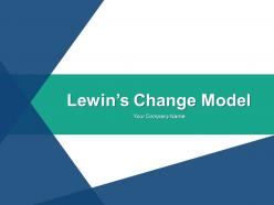 Lewins Change Model Powerpoint Presentation Slides