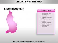 Liechtenstein country powerpoint maps