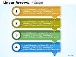 Linear arrows 4 stages 43