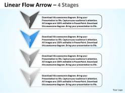 Linear flow arrow 4 stages 80