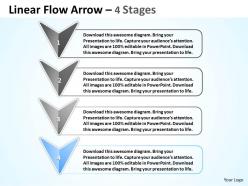 Linear flow arrow 4 stages 80