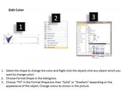 Linear flow arrow 5 stages 75