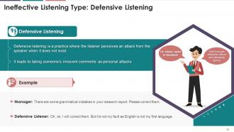 Listening In Business Communication Training Module On Business Communication Edu Ppt