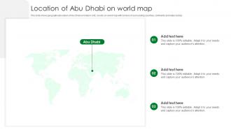 Location Of Abu Dhabi On World Map