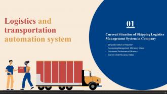 Logistic And Transportation Automation System Powerpoint Presentation Slides