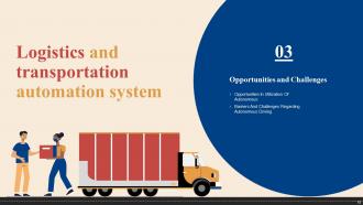 Logistic And Transportation Automation System Powerpoint Presentation Slides