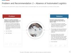 Logistics technologies that can form good value propositions for the company case competition complete deck