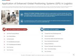 Logistics technologies that can form good value propositions for the company case competition complete deck