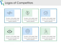 Logos of competitors powerpoint presentation