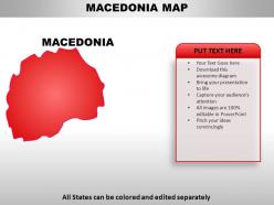 Macedonia country powerpoint maps