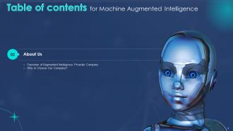 Machine Augmented Intelligence IT powerpoint presentation slides