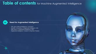 Machine Augmented Intelligence IT powerpoint presentation slides