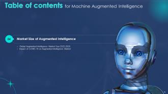 Machine Augmented Intelligence IT powerpoint presentation slides