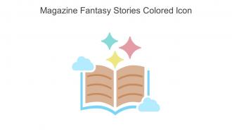 Magazine Fantasy Stories Colored Icon In Powerpoint Pptx Png And Editable Eps Format