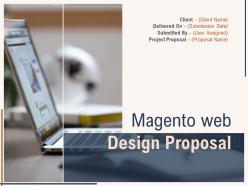 Magento Web Design Proposal Powerpoint Presentation Slides