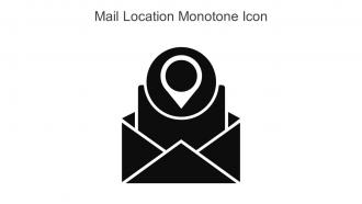 Mail Location Monotone Icon In Powerpoint Pptx Png And Editable Eps Format